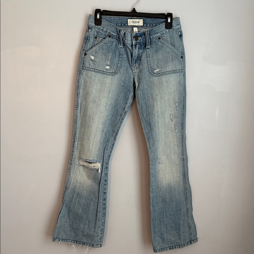 Abercrombie & Fitch Light Blue Flare Jeans